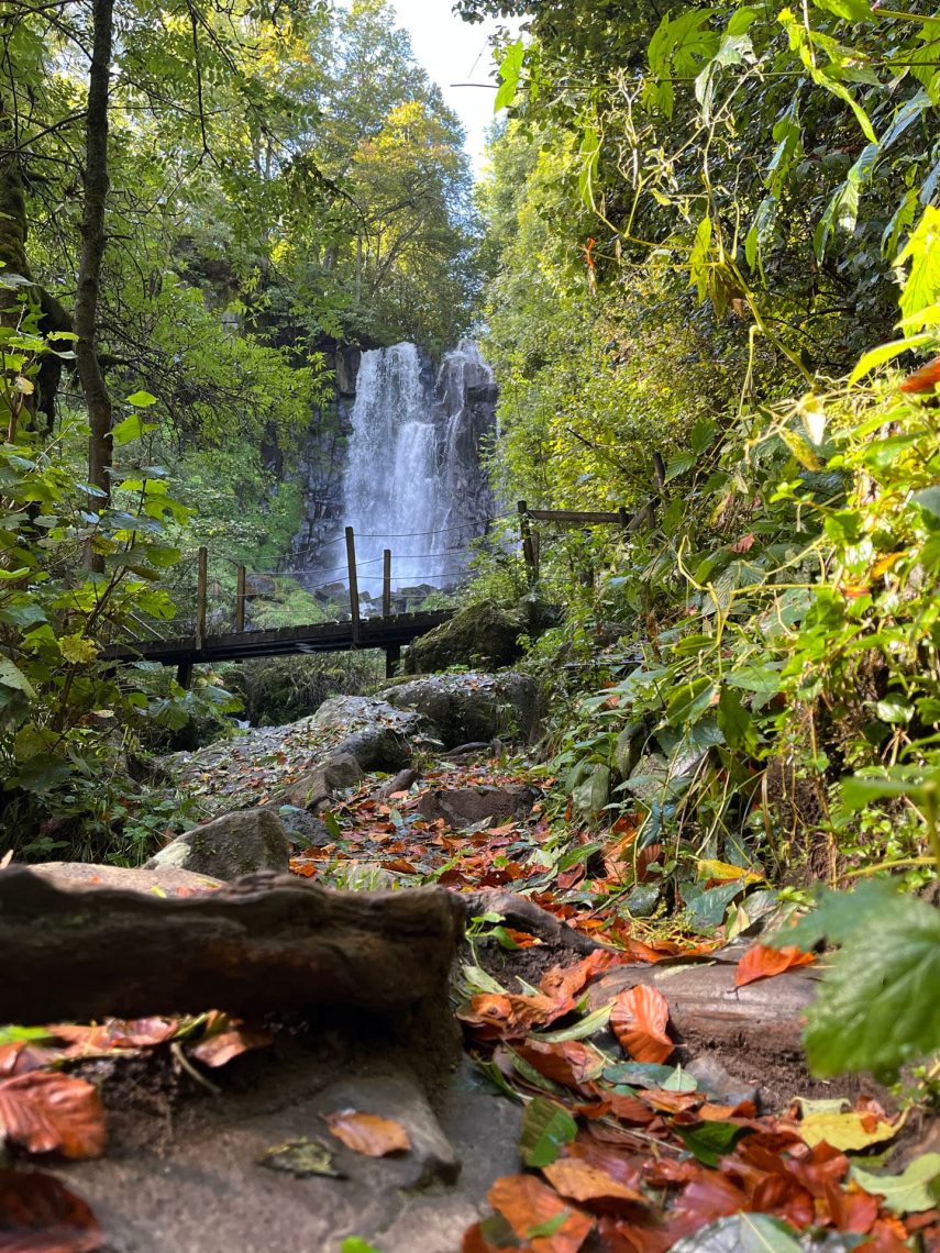 La cascade de Vaucoux à Besse et Saint-Anastaise