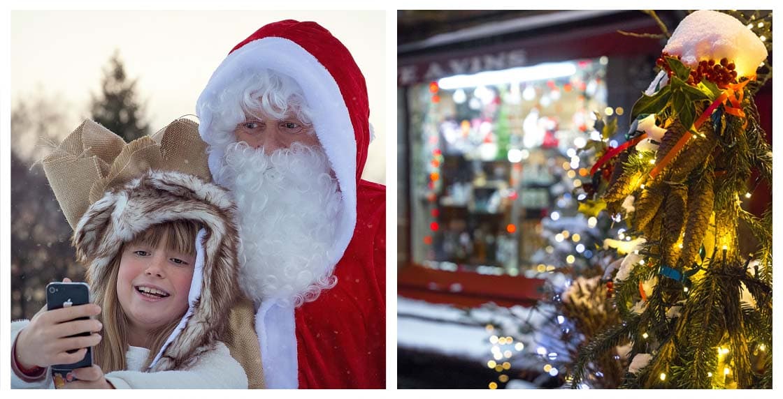Rencontrer le Père Noël pendant les vacances de Noël dans le Sancy