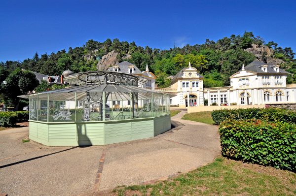 La rotonde et les anciens thermes de Saint-Nectaire