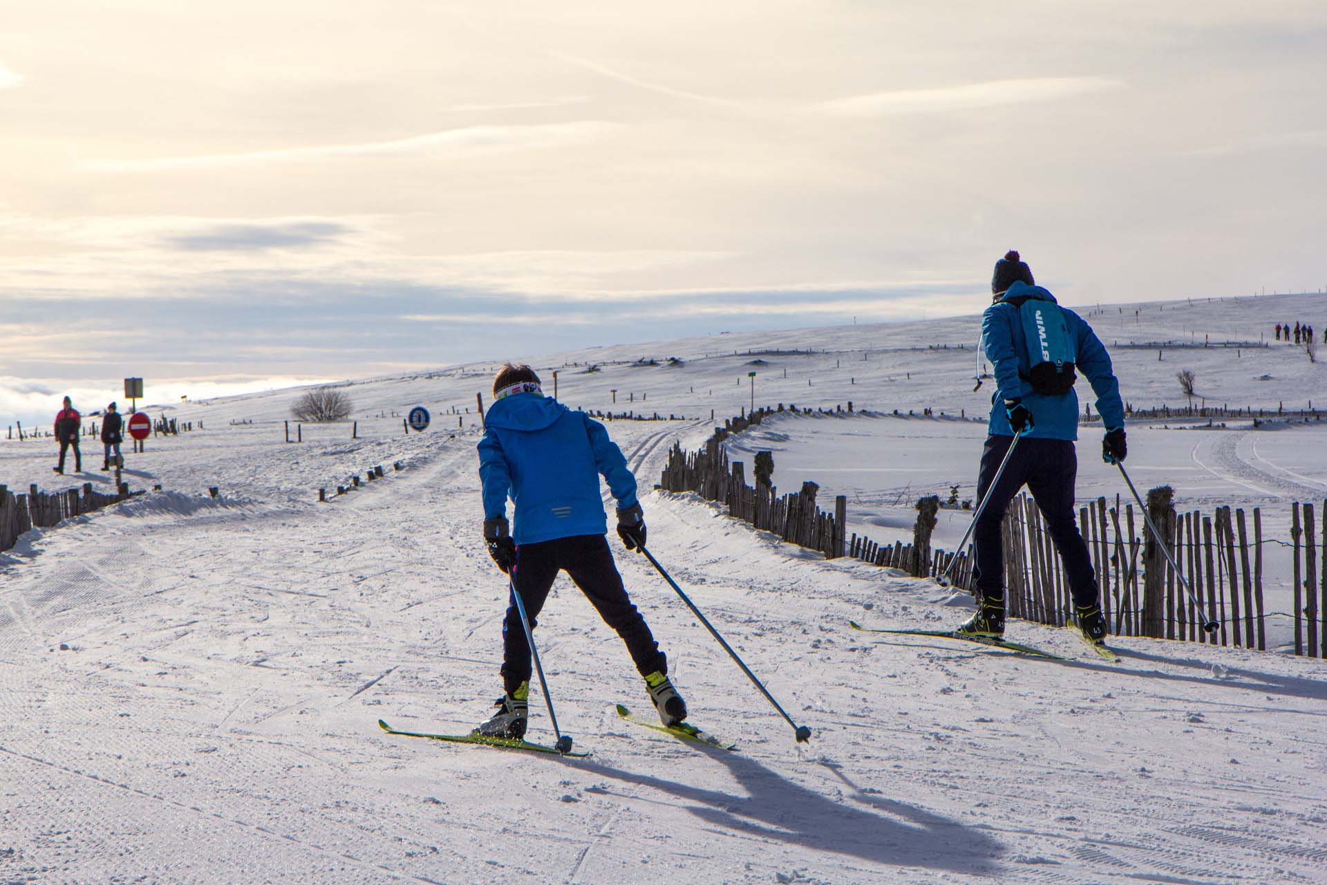 Ski de fond au départ de Super-Besse Madalet