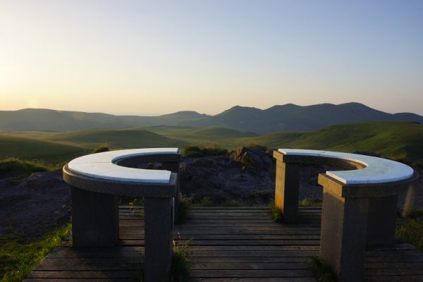 Panorama sur le Massif du Sancy depuis la Banne d'Ordanche