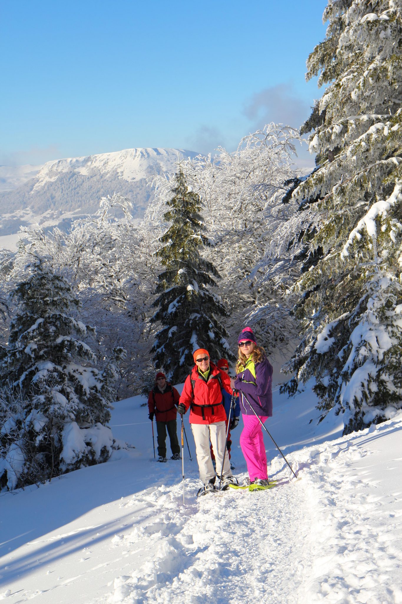 Circuits raquettes balisés de La Bourboule, Le MontDore et La Stèle (63)