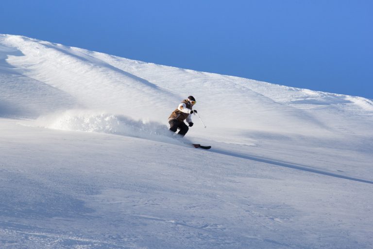 Skier en Auvergne, dans le Sancy