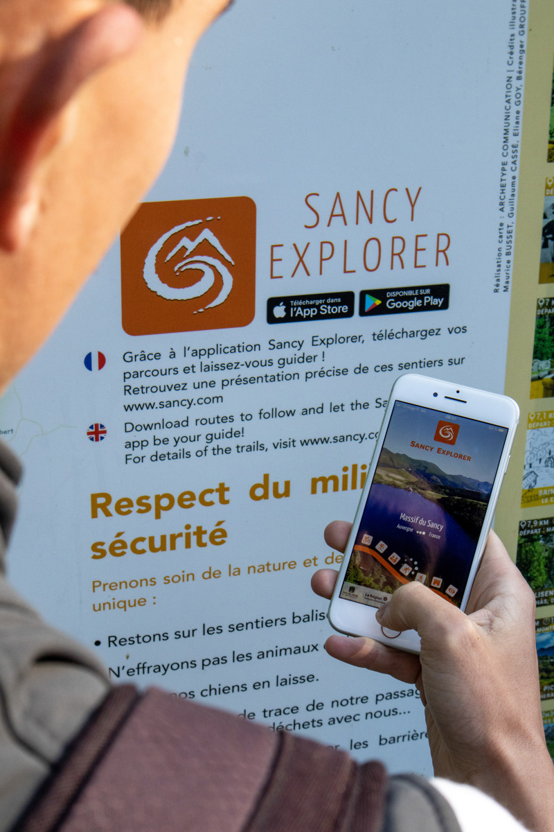 Un parcours sur l'application Sancy Explorer Un parcours sur l'application Sancy Explorer