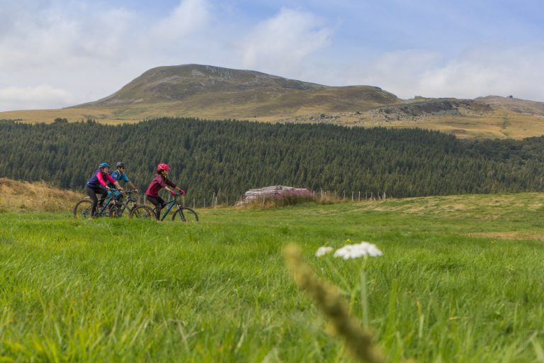 Sortie VTT en groupe dans le Sancy