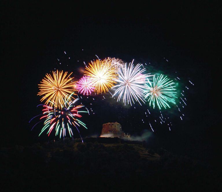 Les feux d'artifice dans le Sancy