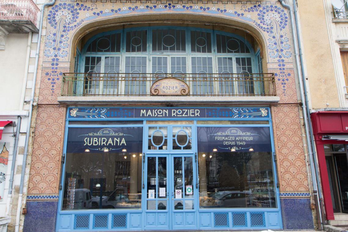 La façade de la Maison Rozier