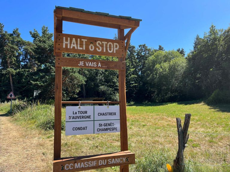 Halto ô Stop, pour une mobilité plus douce dans le massif du Sancy
