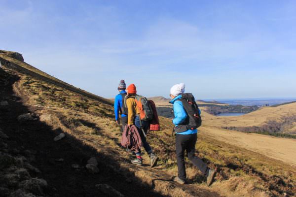 Les itinéraires de randonnée pédestre dans le massif du Sancy en Auvergne