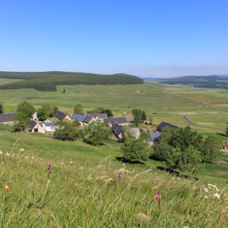 Le village de Brion, commune de Compains