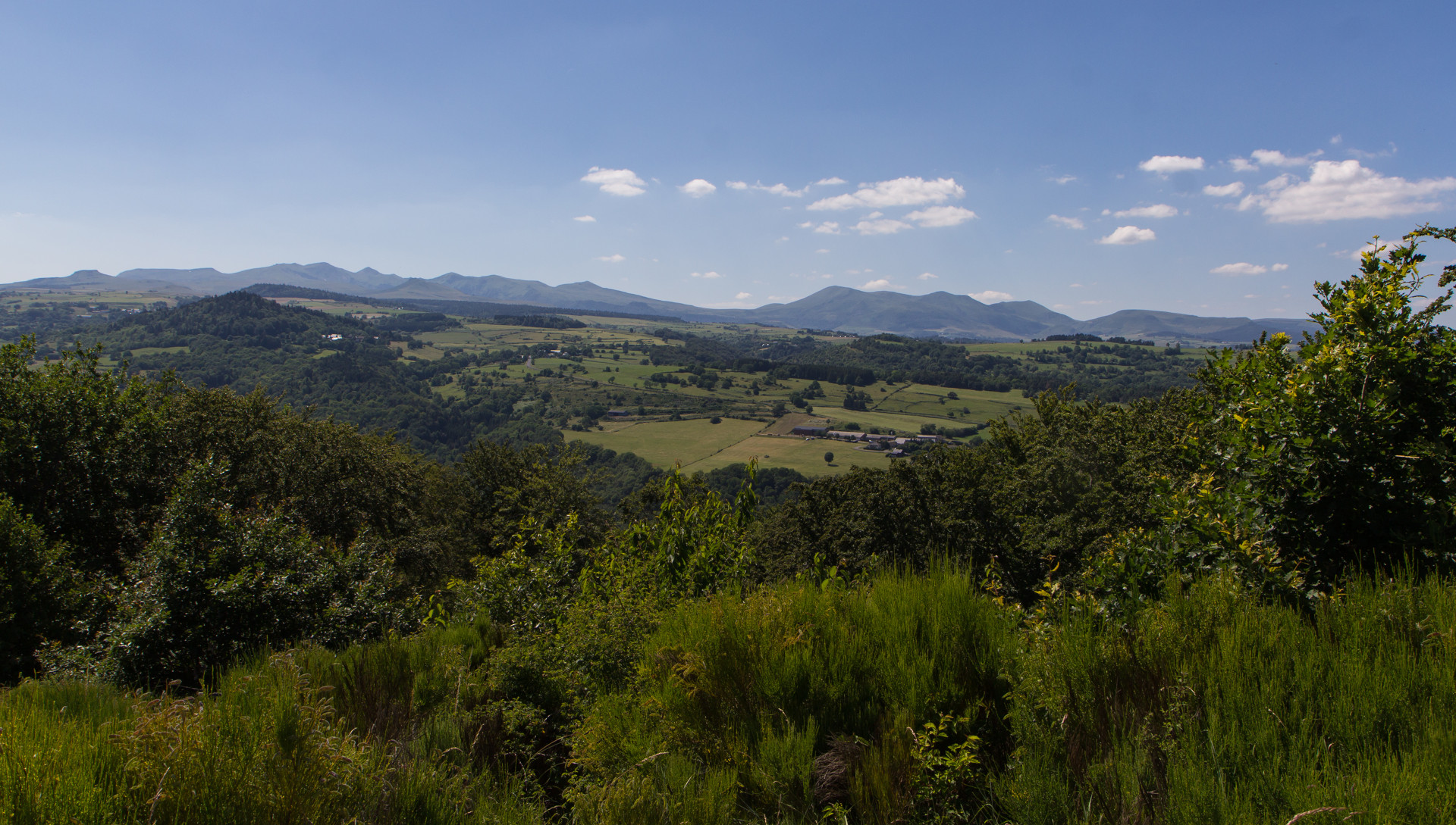 Panorama of the Pic Saint-Pierre in Saint Pierre Colamine