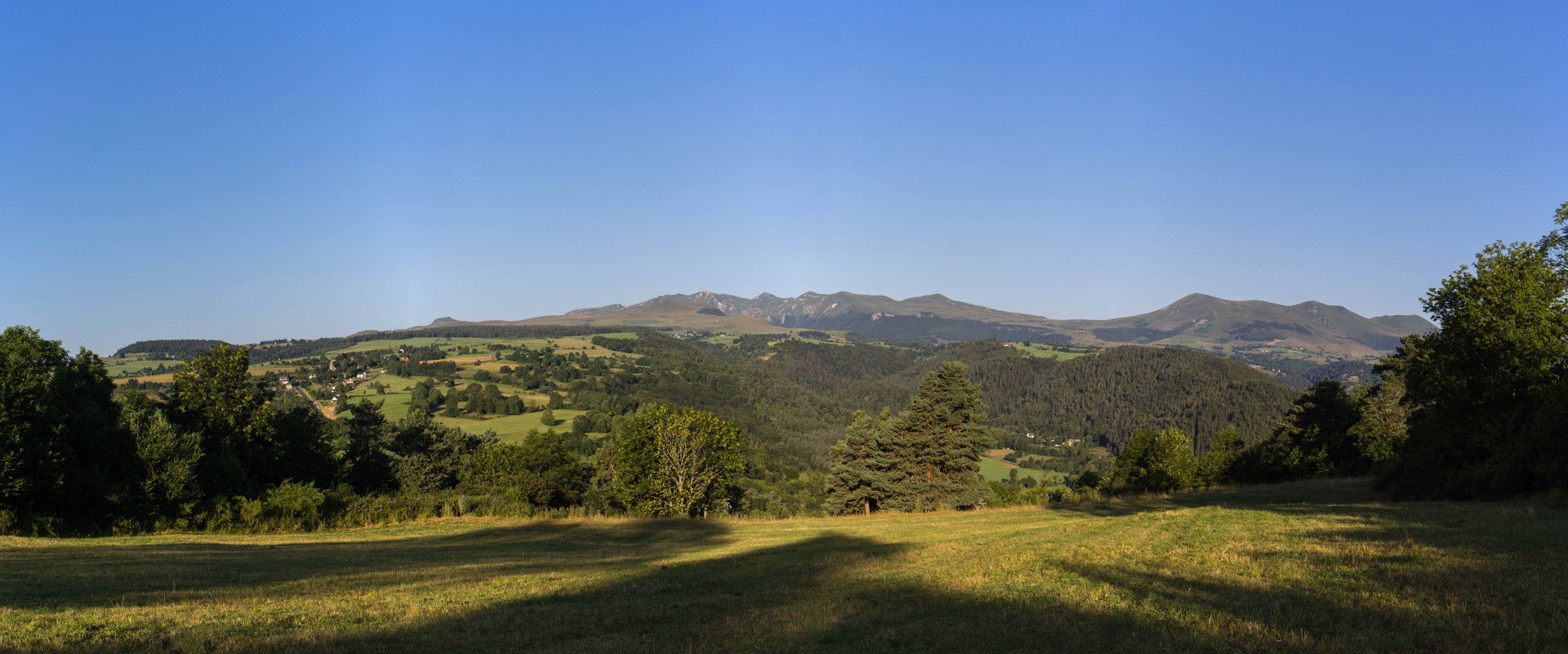 Panorama of the Puy de Bessolles at Saint-Victor-la-Rivière